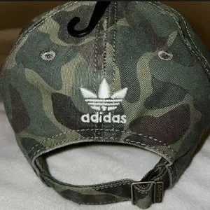 Adidas Trefoil Camo Strapback Women\'s Cap Hat OSFW Adidas Camo Hat Trefoil Embroidery Dad Cap Strapback  main image 3